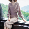 Womens Multi-Color Sweater Suit